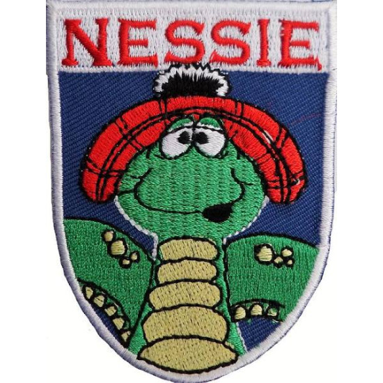 Scotland Cute Nessie Loch Ness Monster Embroidered Patch Scotland Cute Nessie Loch Ness Monster Embroidered Patch